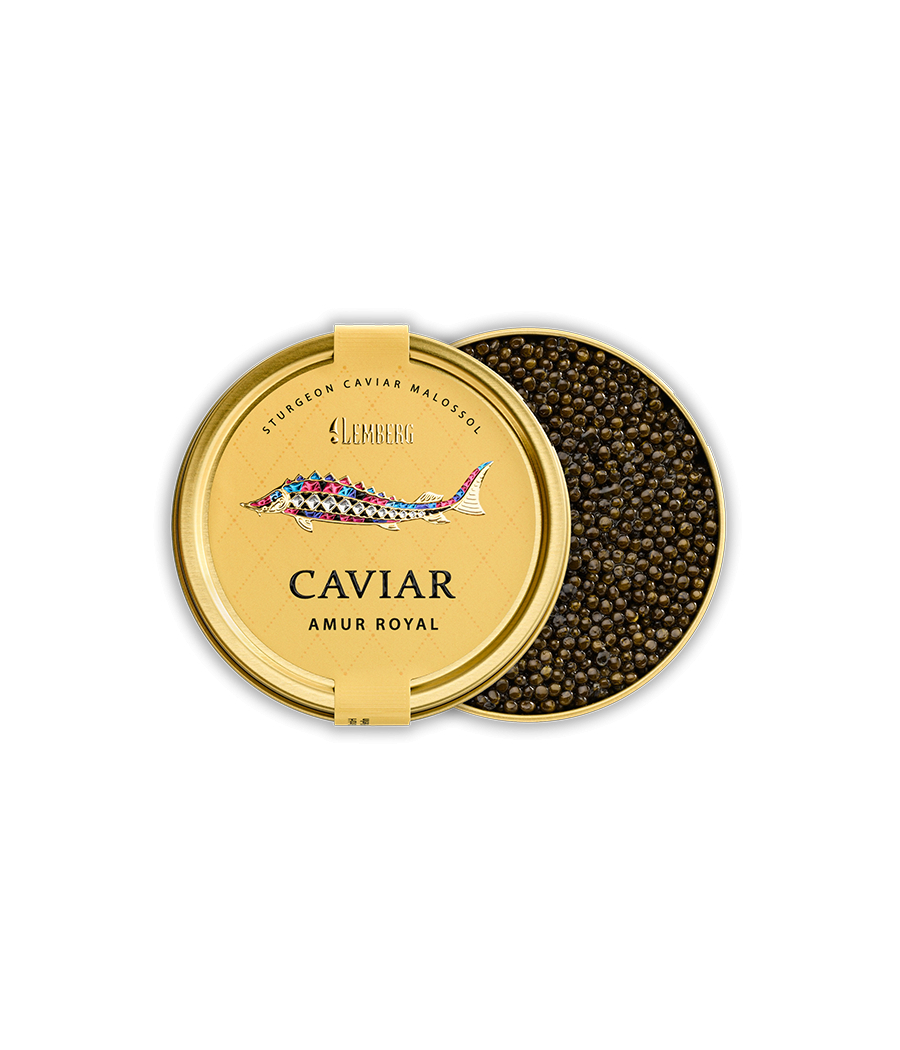 Black sturgeon caviar ROYAL 100g