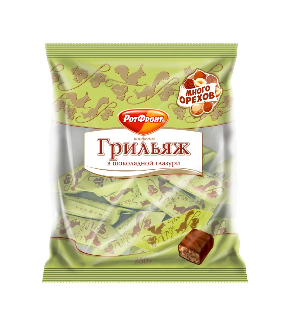 Шоколадные конфеты Грильяж 200g