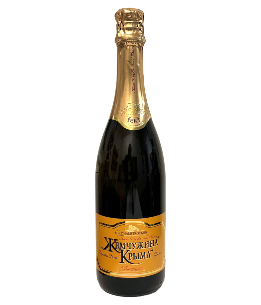 Pearl of the Crimean sparkling wine 750ml Alc 12.5%