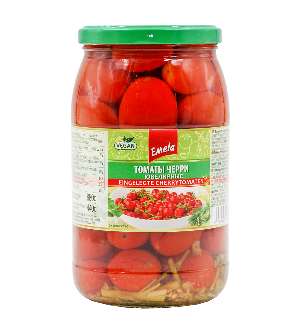 Eingelegte Cherry Tomaten 900ml