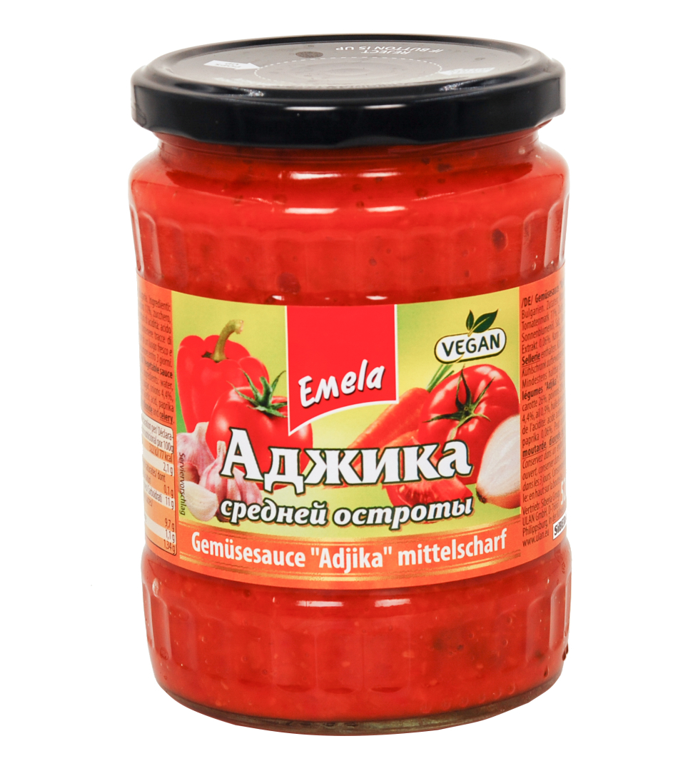 Аджика средней остроты 580ml