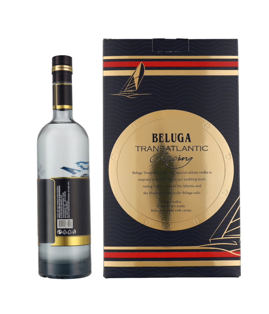 Coffret cadeau Vodka Beluga avec lunettes de soleil 40% 0,7L