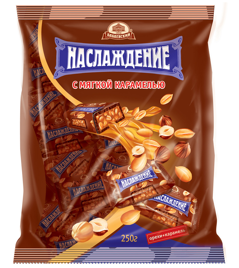 Chocolate candies with soft caramel Pleasure 250g